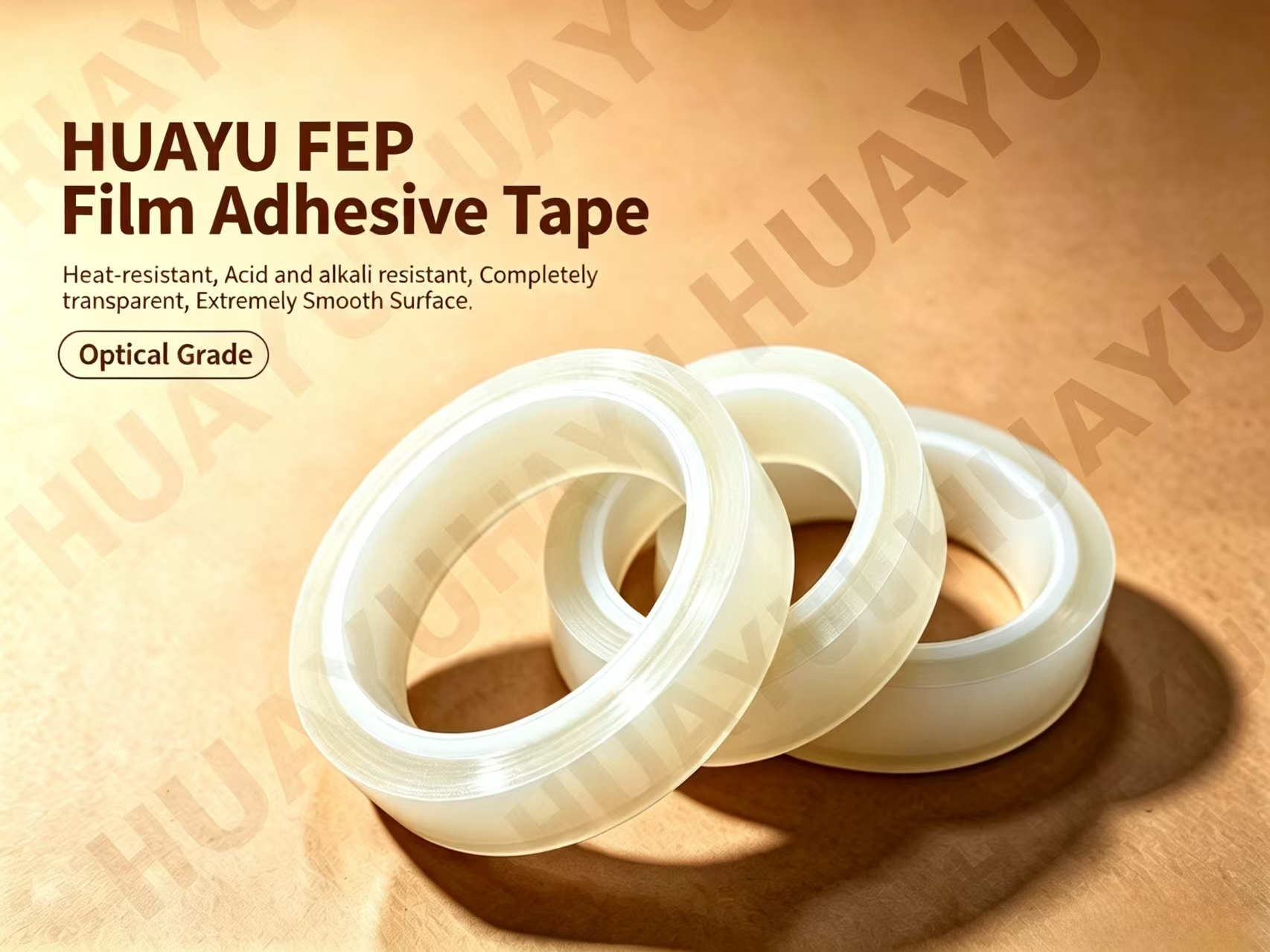 Optical‑grade High‑transparency FEP Film Adhesive Tape Optical‑grade High‑transparency FEP Film Adhesive Tape